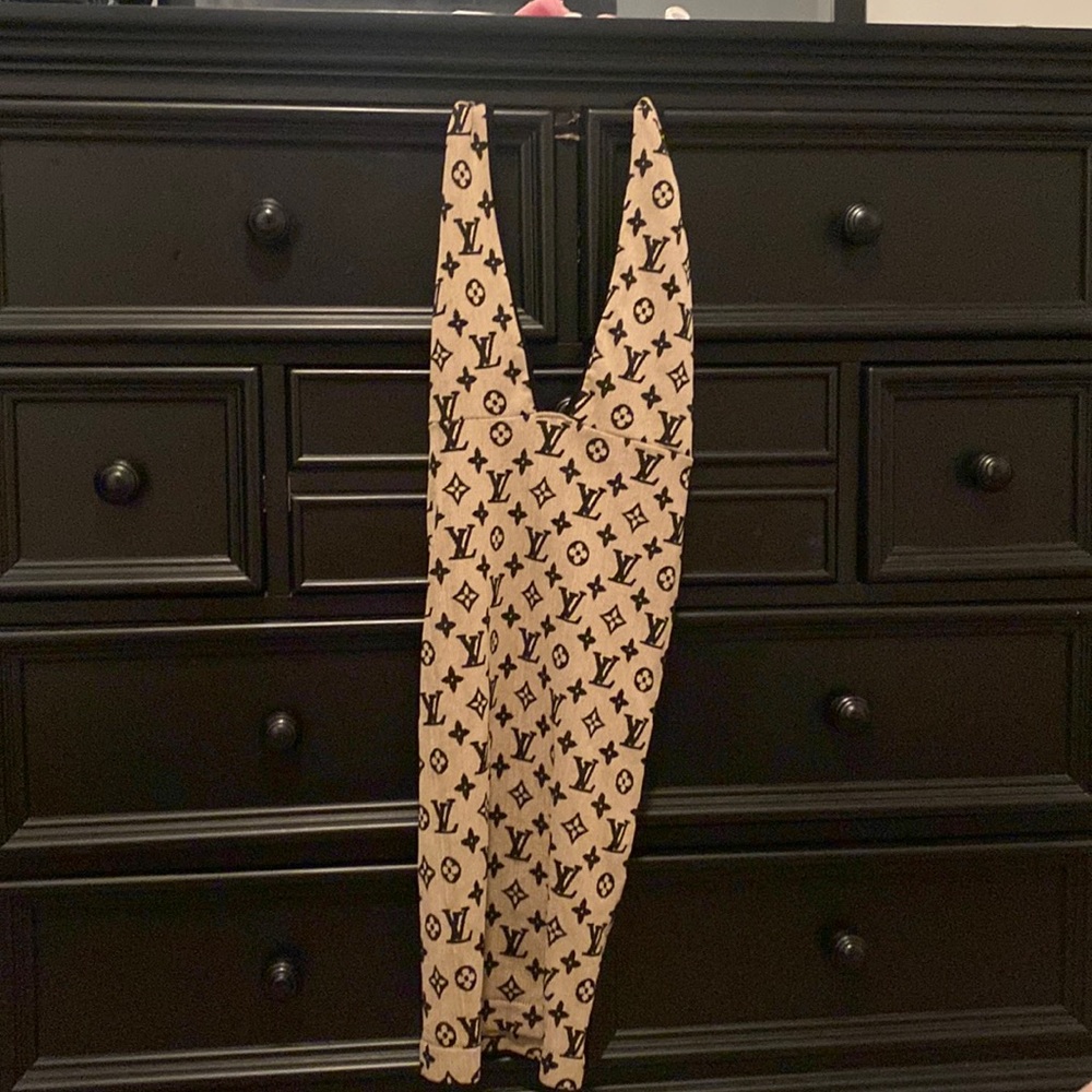 Dress with LV logo